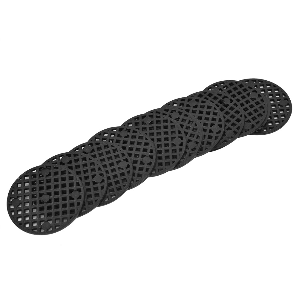 Tappetino in rete per vasi da fiori da giardinaggio, 10 pezzi, griglia inferiore per vasi da bonsai (4,5 cm) - 2