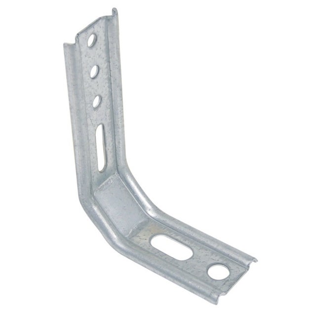Équerre nervurée pan coupé 70x115mm galvanisé TORBEL 9925165