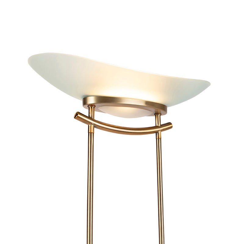 LED Dimmable Lampadaire avec lampe de lecture variateur inclus lexus - 1 lumière - H 1800 mm - Bronze - Moderne - Éclairage intérieur - Salon I - 2