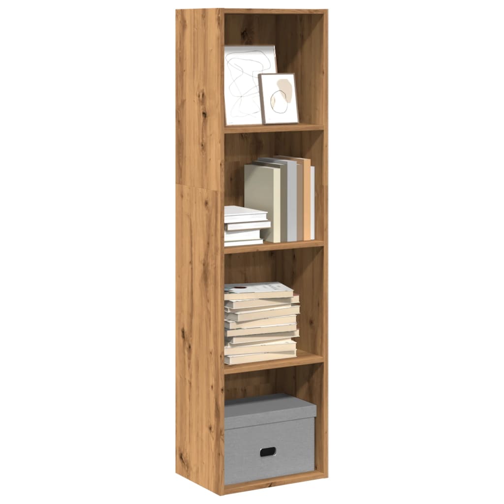 Bibliothèque pour Séjour en Bois Marron H. 30 x l. 40 x P. 30 cm - 2