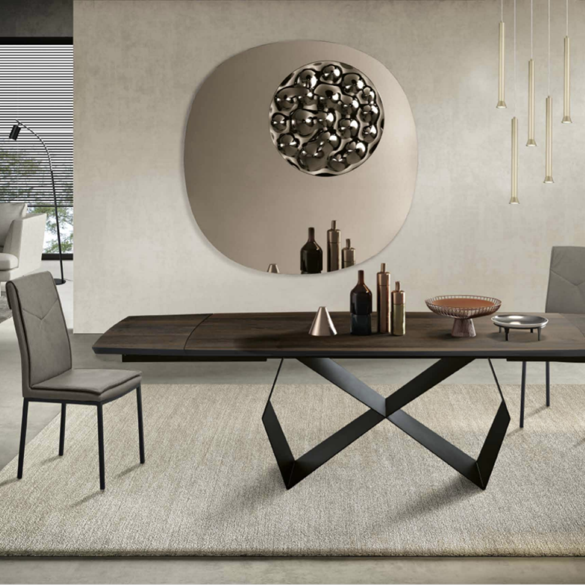 Tavolo da Pranzo Pieghevole con ribaltina, Tavolo da Cucina Pieghevole in Legno, Tavolo allungabile Multifunzionale, Tavolo Pieghevole Mobile, Mobile Pieghevole, espandibile, salvaspazio, pieghev