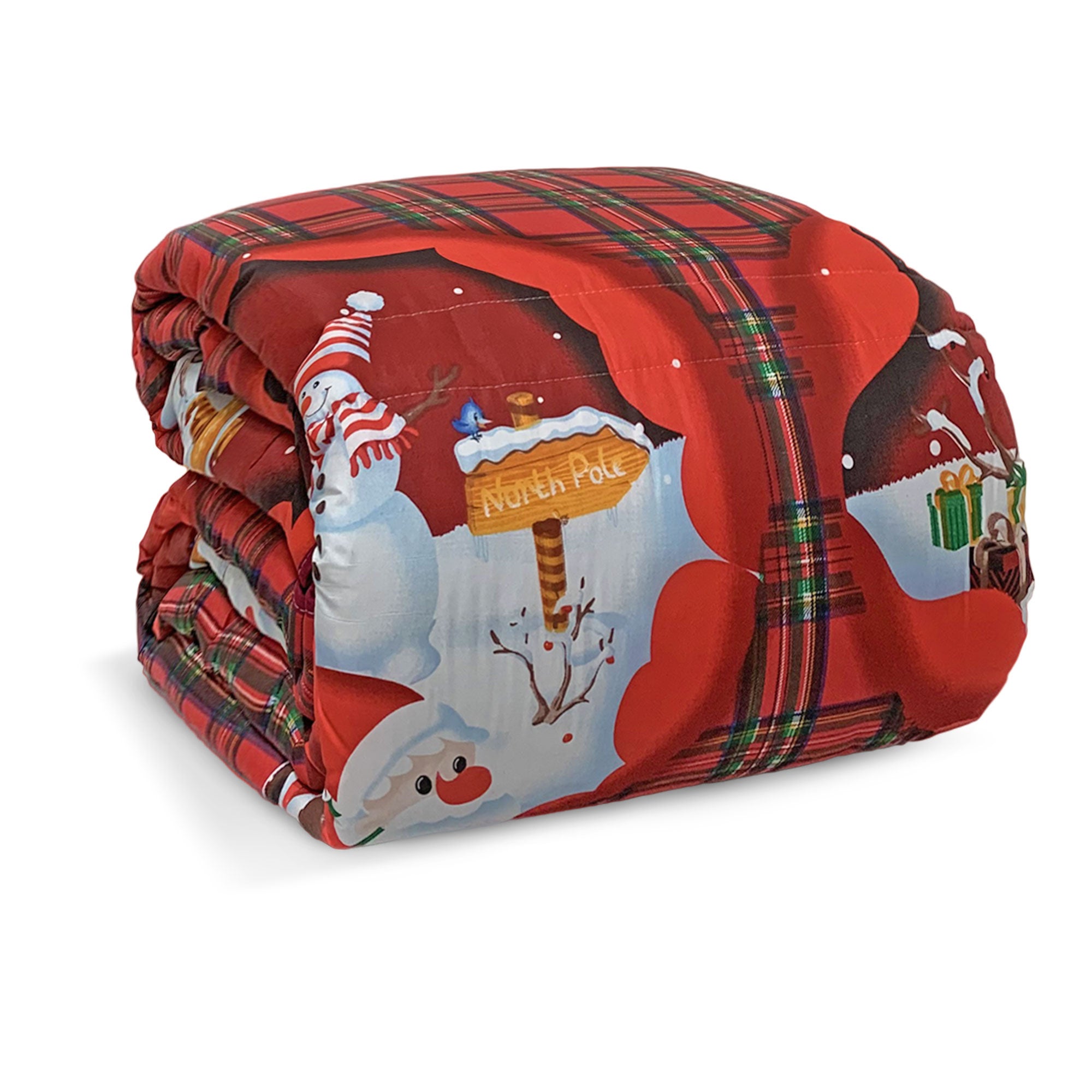 Biancaluna Trapunta Piumone Invernale Miss Terry Tartan Natale
