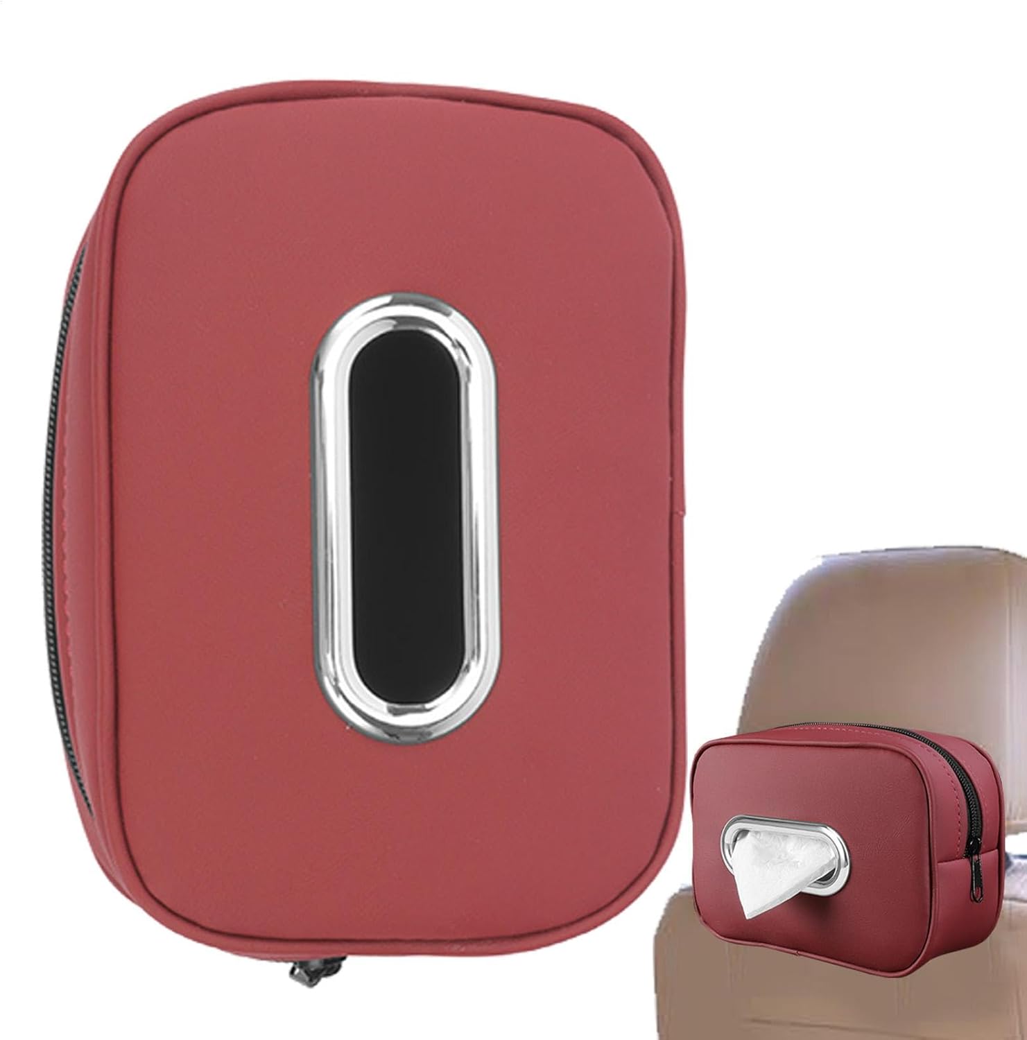 Uchwyt na chusteczki i serwetki samochodowe | Duży dozownik do serwetek samochodowych – akcesorium do osłony przeciwsłonecznej