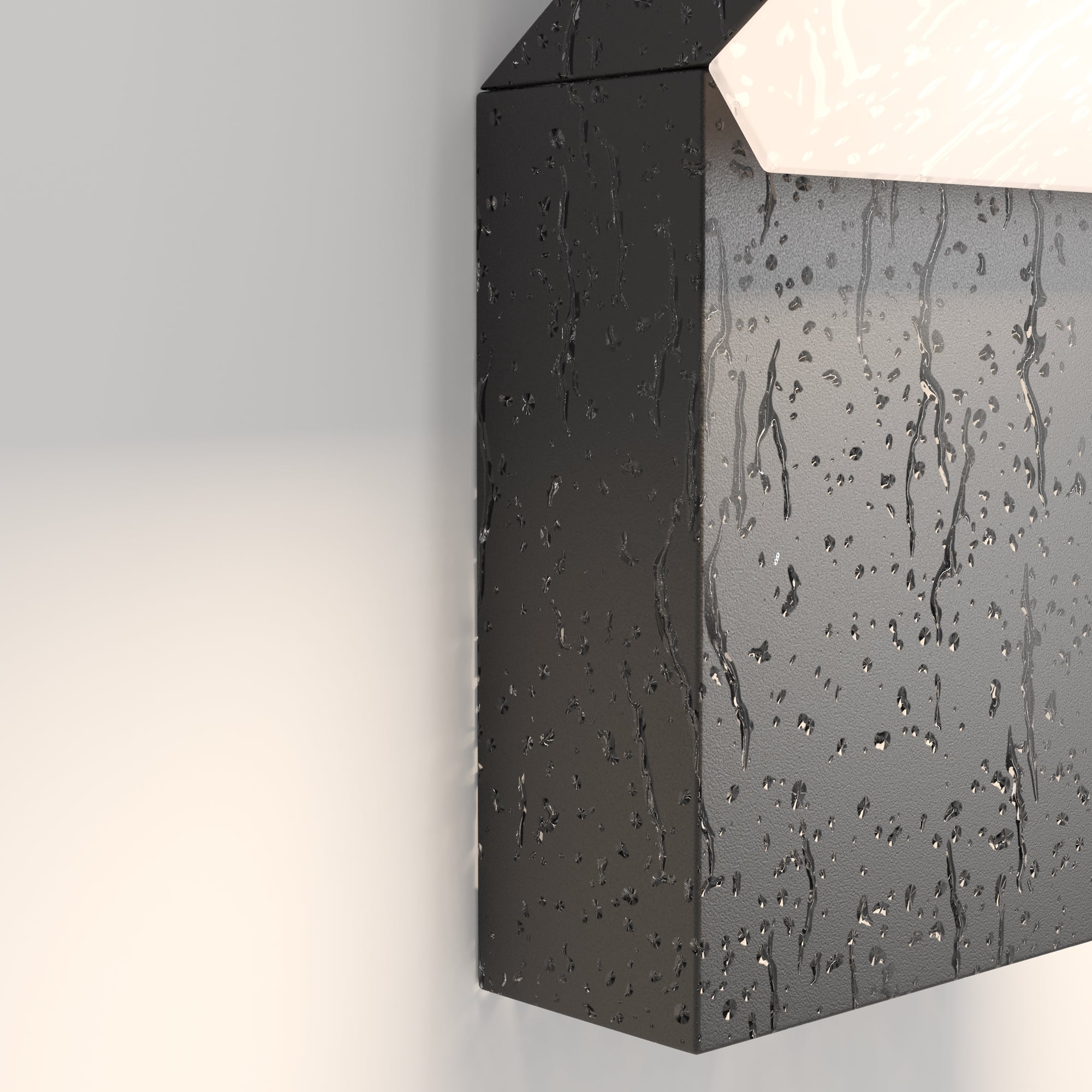Applique da esterno moderno, LED, alluminio, Rettangolare, Per il giardino, design minimalista, modulo LED da. nero IP54 12W 865lm 3000K Maytoni - 5