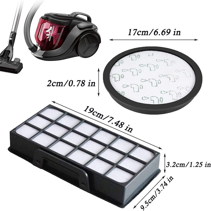 Vhbw Filtro HEPA Compatibile Con Rowenta X-Trem Power Cyclonic (RO622711/410, RO6229) - Sostituisce RS-RT3931