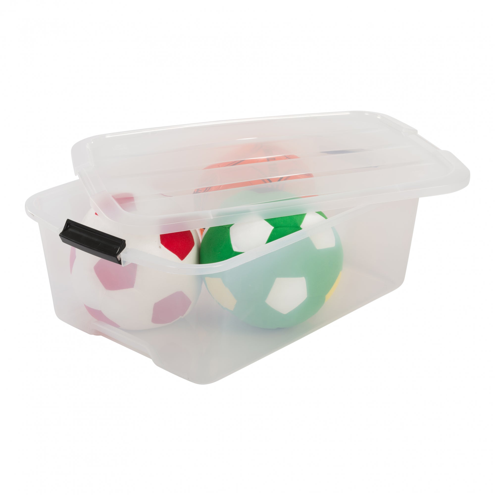 Iris Ohyama, Boite de Rangement Plastique avec Couvercle, 30L, Lot de 3, Transparent, TB-30 - 5