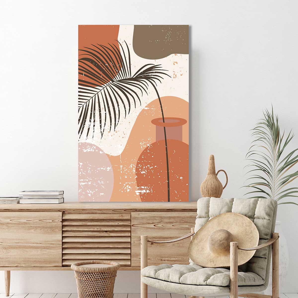 Tableau Art organique Terracotta - 50x80cm - made in France - 2