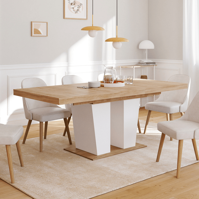 Lot table à manger extensible avec 6 chaises. | Kaufen auf Ricardo