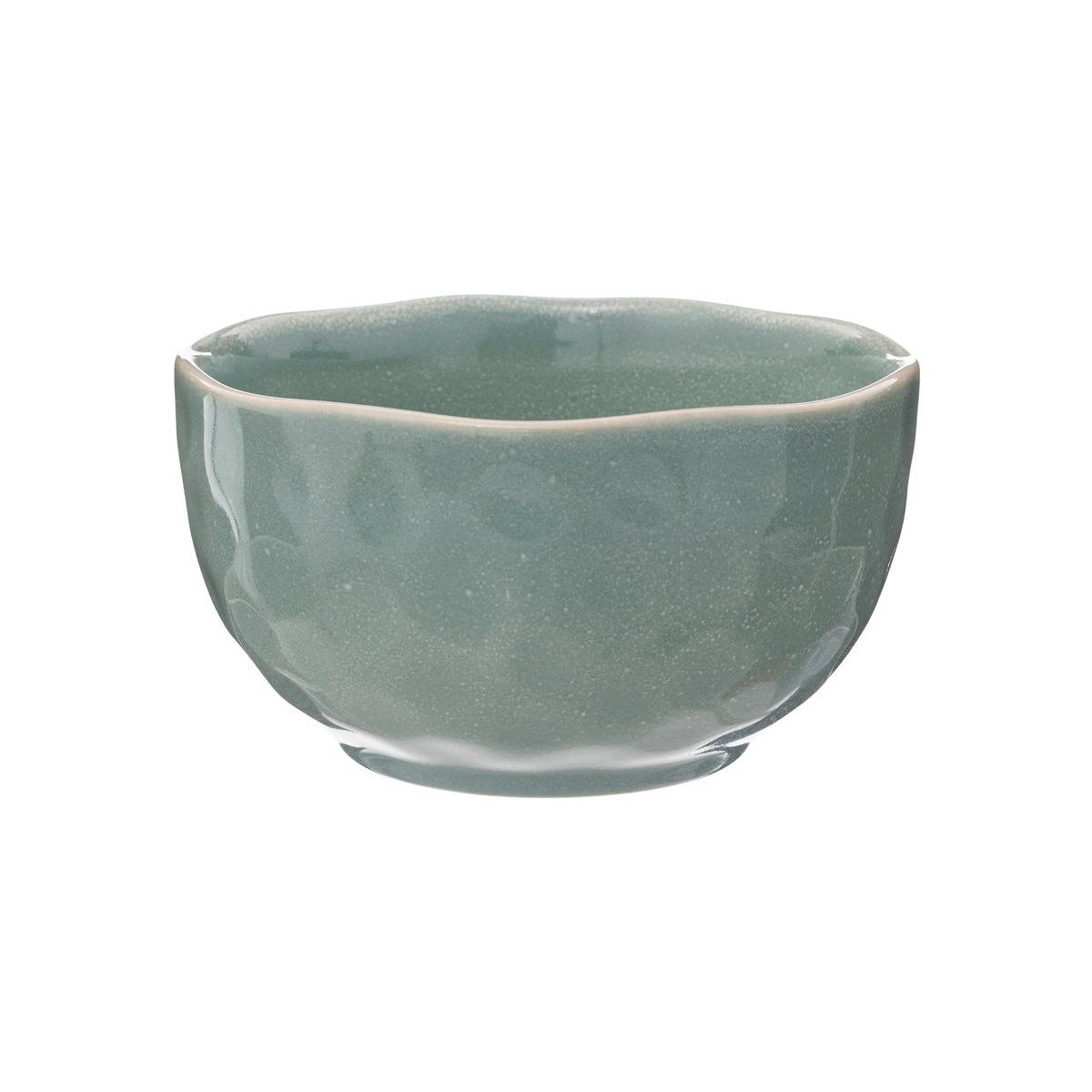 MISKA CERAMICZNA Zoé 700 ml ZIELONA ze żłobieniami