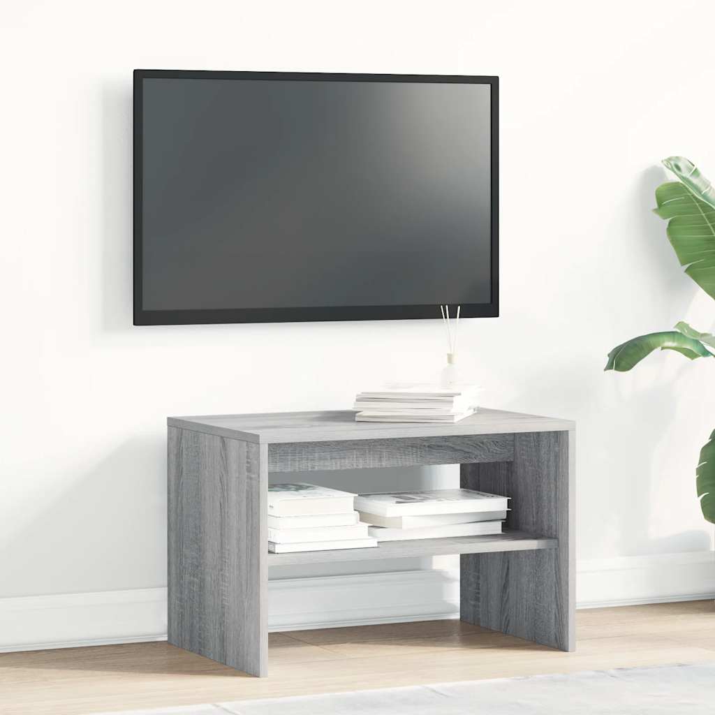 vidaXL Meuble TV sonoma gris 60x40x40 cm bois d'ingénierie - 4