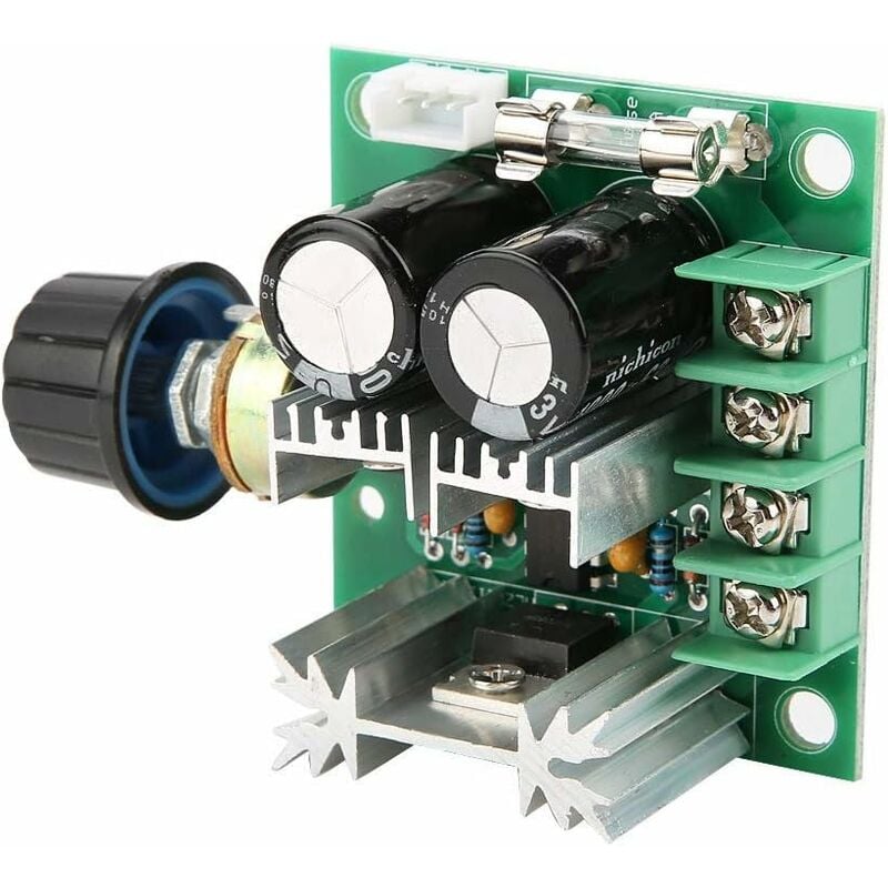10A Kontroler prędkości silnika, DC 12V-40V Regulator Prędkości Silnika PWM Moduł przełączania zmiennej prędkości regulatora silnika z c