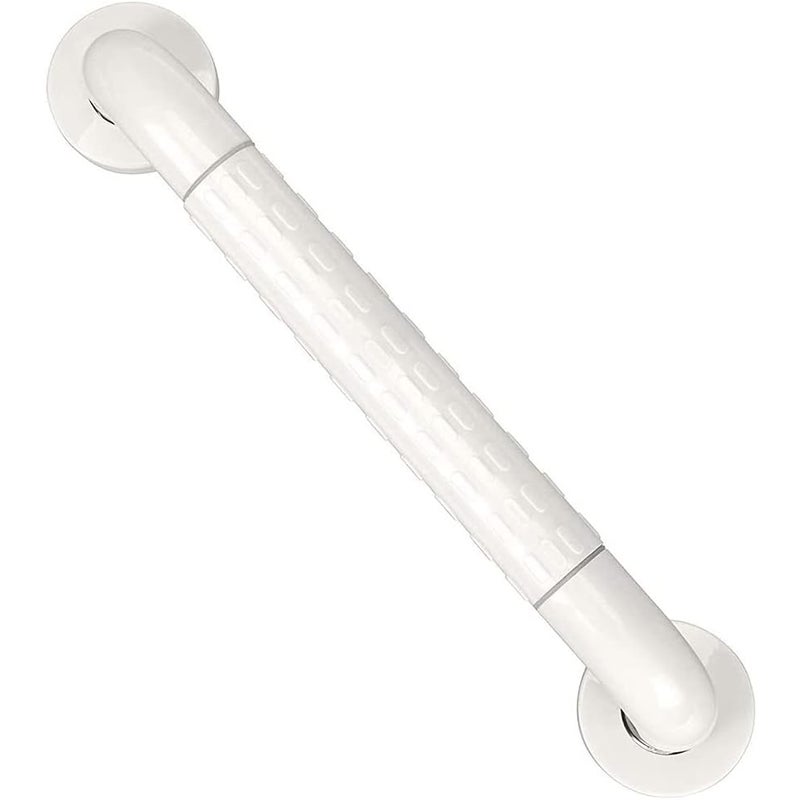 Uchwyt ścienny do toalety ze stali nierdzewnej, uchwyt do wanny i ręczników - 400 mm (biały)