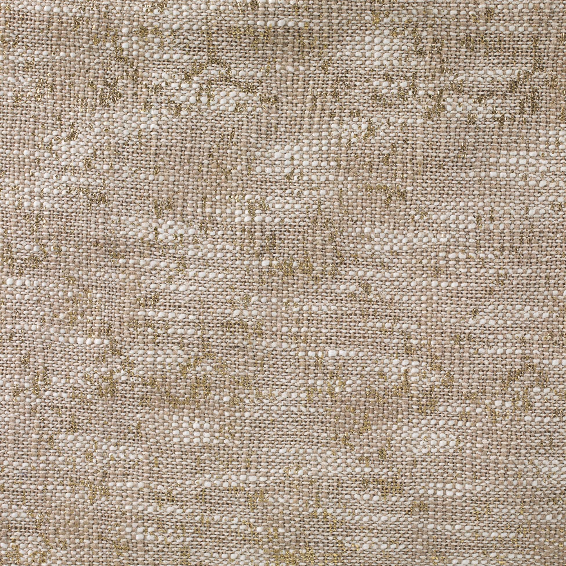 Coussin déhoussable esprit doré - Naturel - 40 x 40 cm - Coton - 2