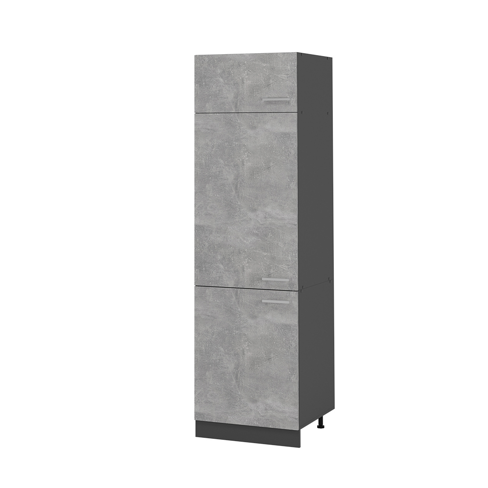 Vicco Szafka na lodówkę R-Line, Beton, 60 cm