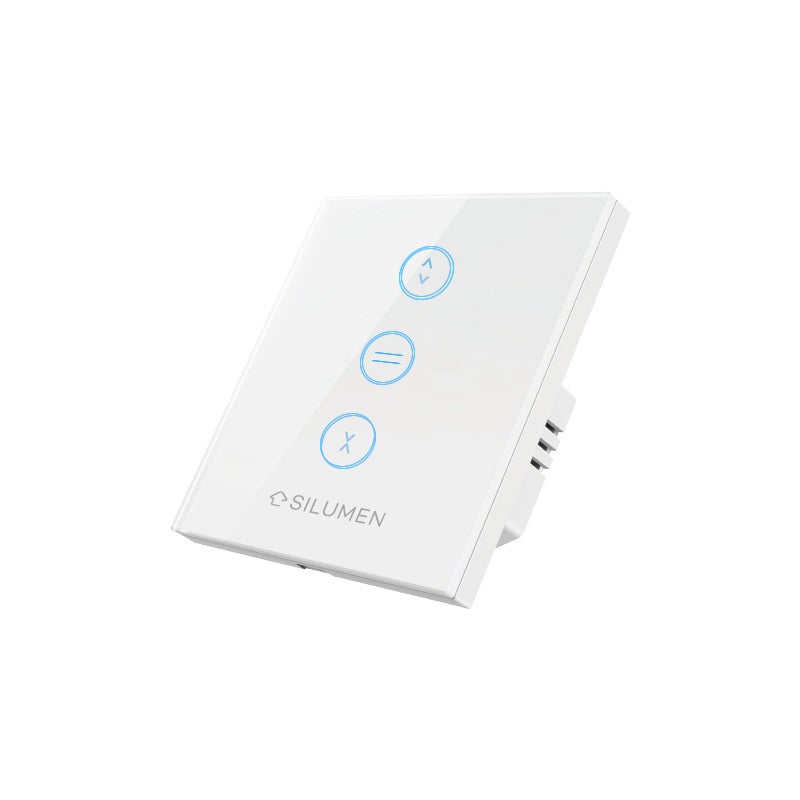 Interrupteur Connecté Tactile Pour Volet Roulant - 80x80mm - HEUXGIR - Neuf