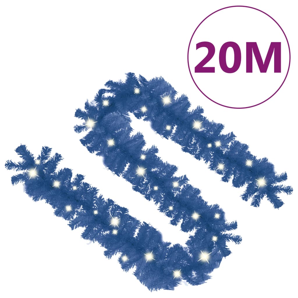 Maison Exclusive - Guirlande de Noël avec lumières LED 20 m Bleu - 7