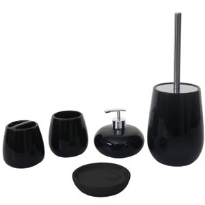 Suyar Set di accessori da bagno nero opaco, kit di accessori da bagno in acciaio inox
