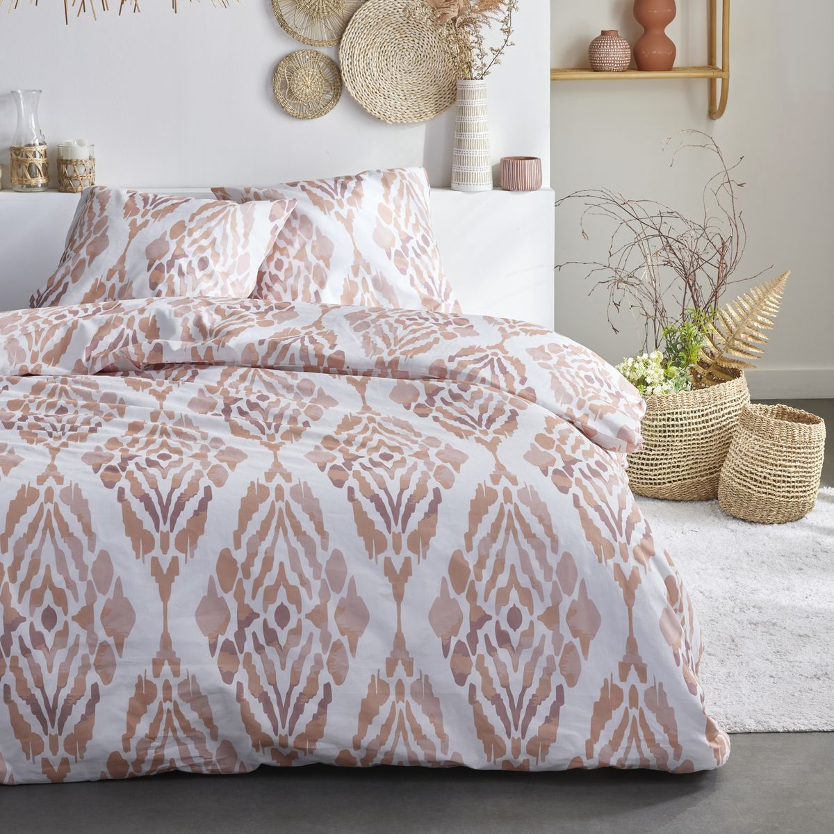 Juego de cama doble - today - sunshine 16,5 - 220 x 240 cm - 100% algodón estampado