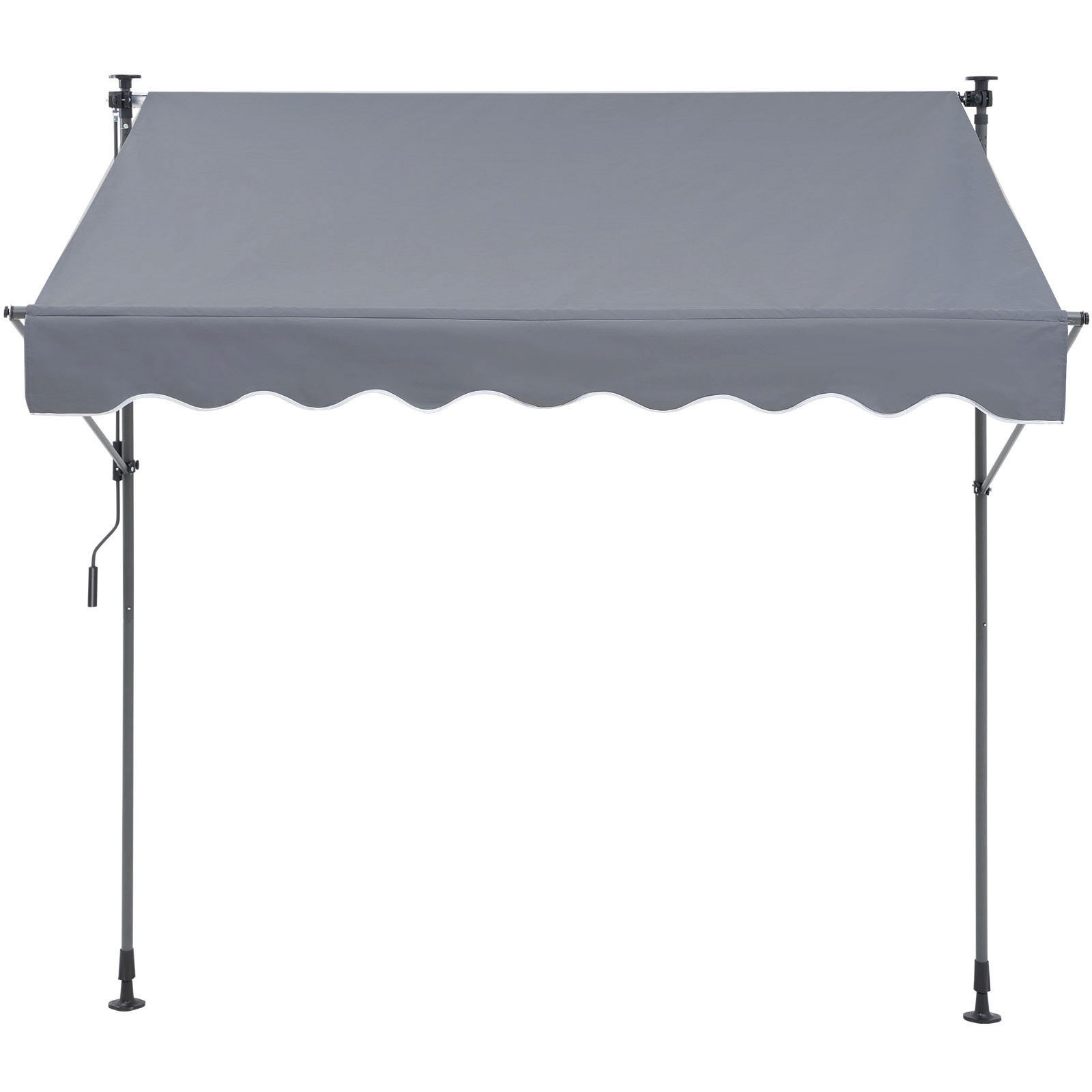 Store Banne Rétractable 200x145 Cm – Protection Solaire Et Pluie Pour Balcon, Terrasse, Fenêtre – Tissu Polyester Imperméable - 3