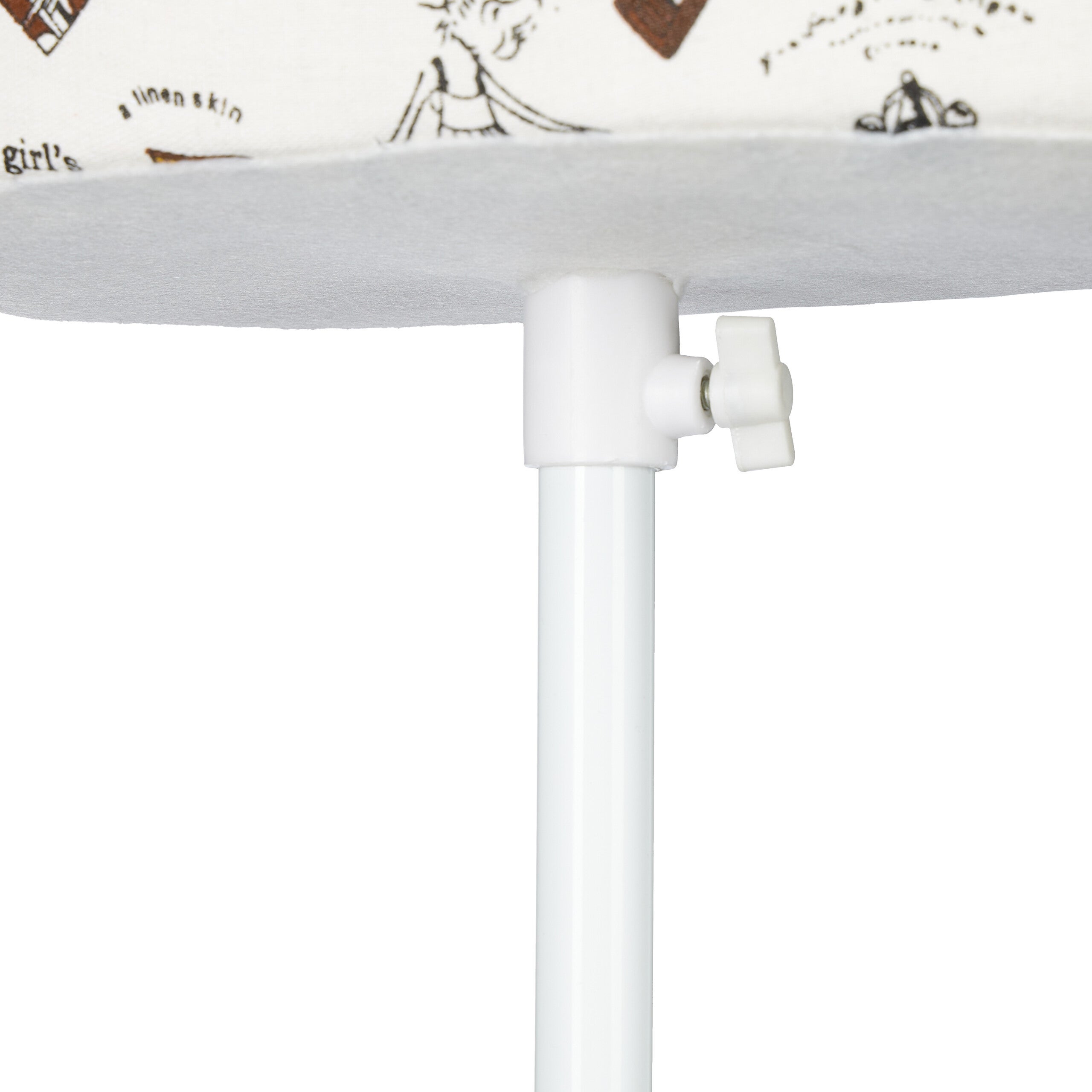 Mannequin de couture féminin, hauteur réglable jusqu'à 167 cm, taille 34-38, buste déco pour vitrine, crème, Relaxdays - 9