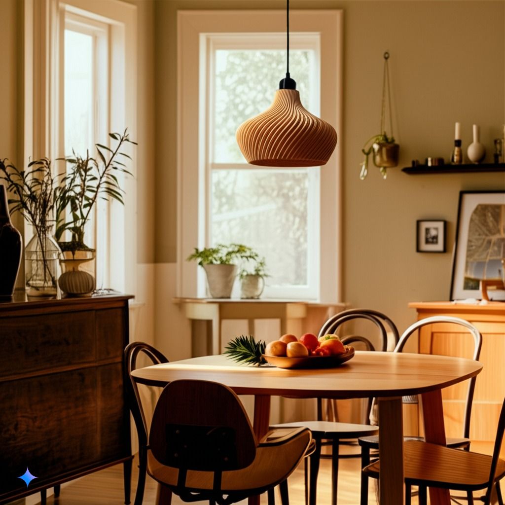 Lámpara de techo modelo DAILA BNN Beige /cable negro /floron negro - 3