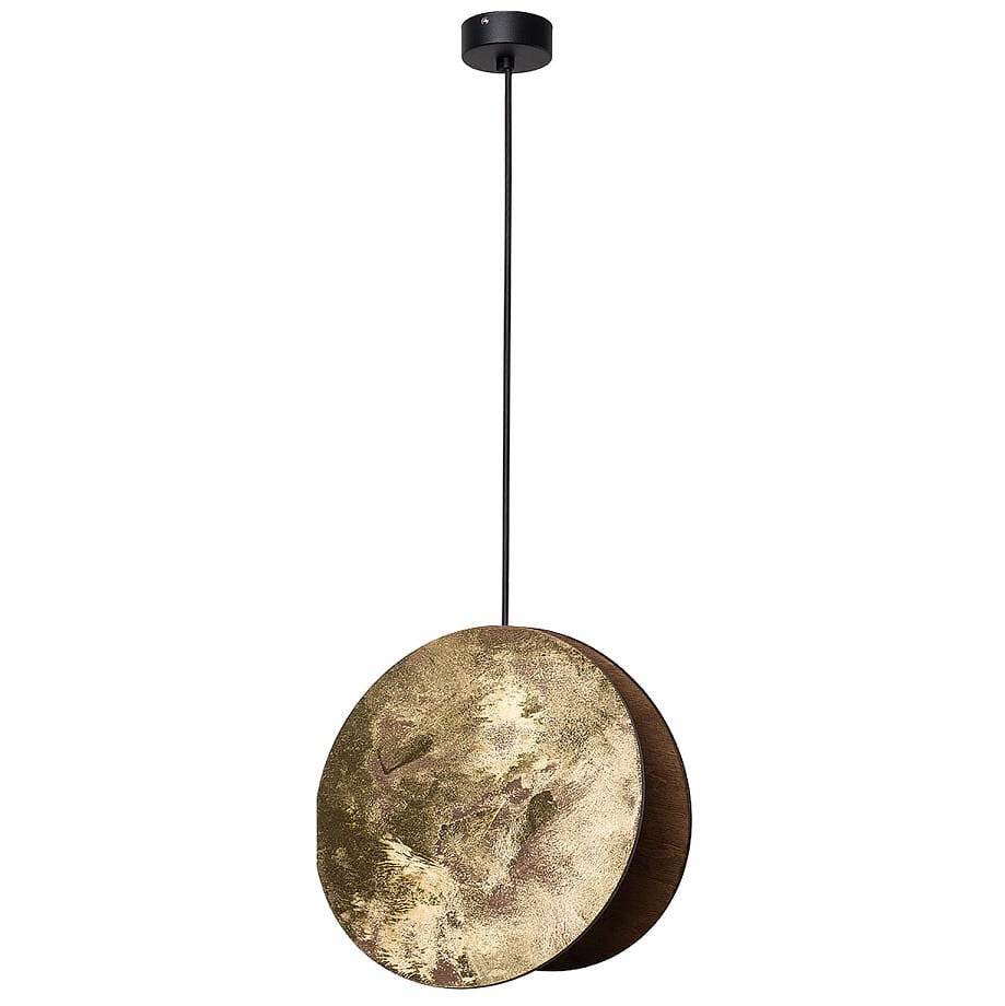 Lampa wisząca Wheel czarna-złota 1xE27x40W nad stół wym: 137 x 30 x 30 cm metal Nowodvorski Lighting