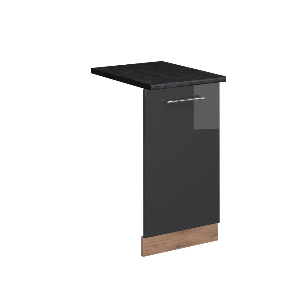 Vicco meuble bas de cuisine Fame-Line, Vert Or Campagne/Blanc, 60 cm, PT Chêne | Leroy Merlin