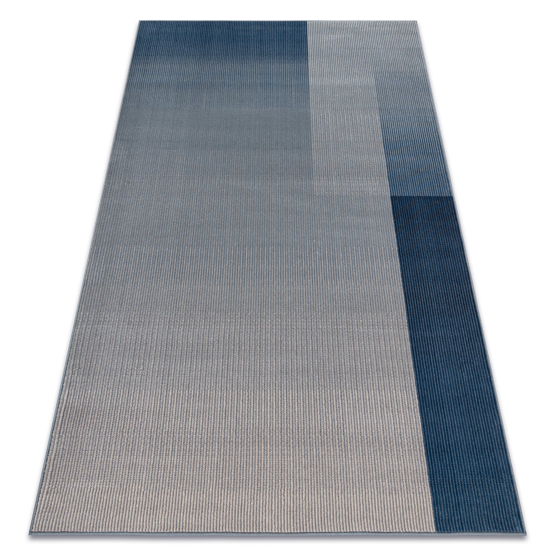 Dywan wełniany NAIN Geometryczny 7710/51644 beż / niebieski 120x170 cm
