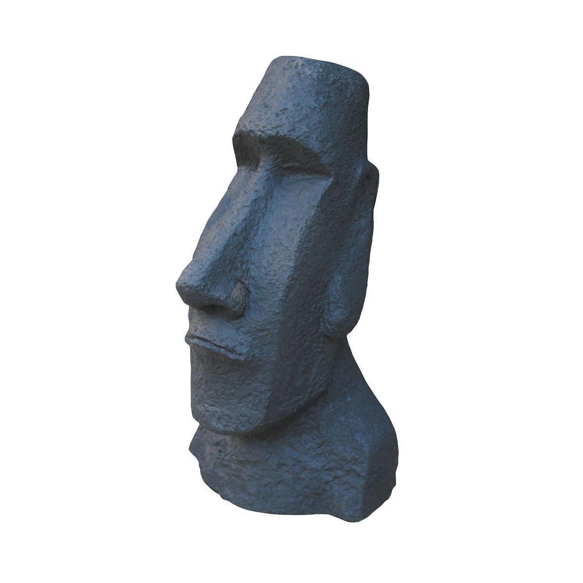 Figura Moai Cabeza de Pascua para exterior de piedra 23X20X40cm