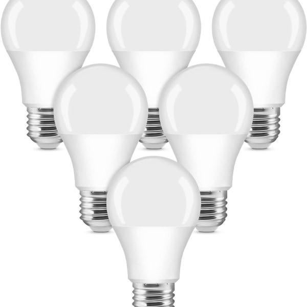 Zestaw 6 żarówek LED 10 W, gwint E27, barwa ciepła biała