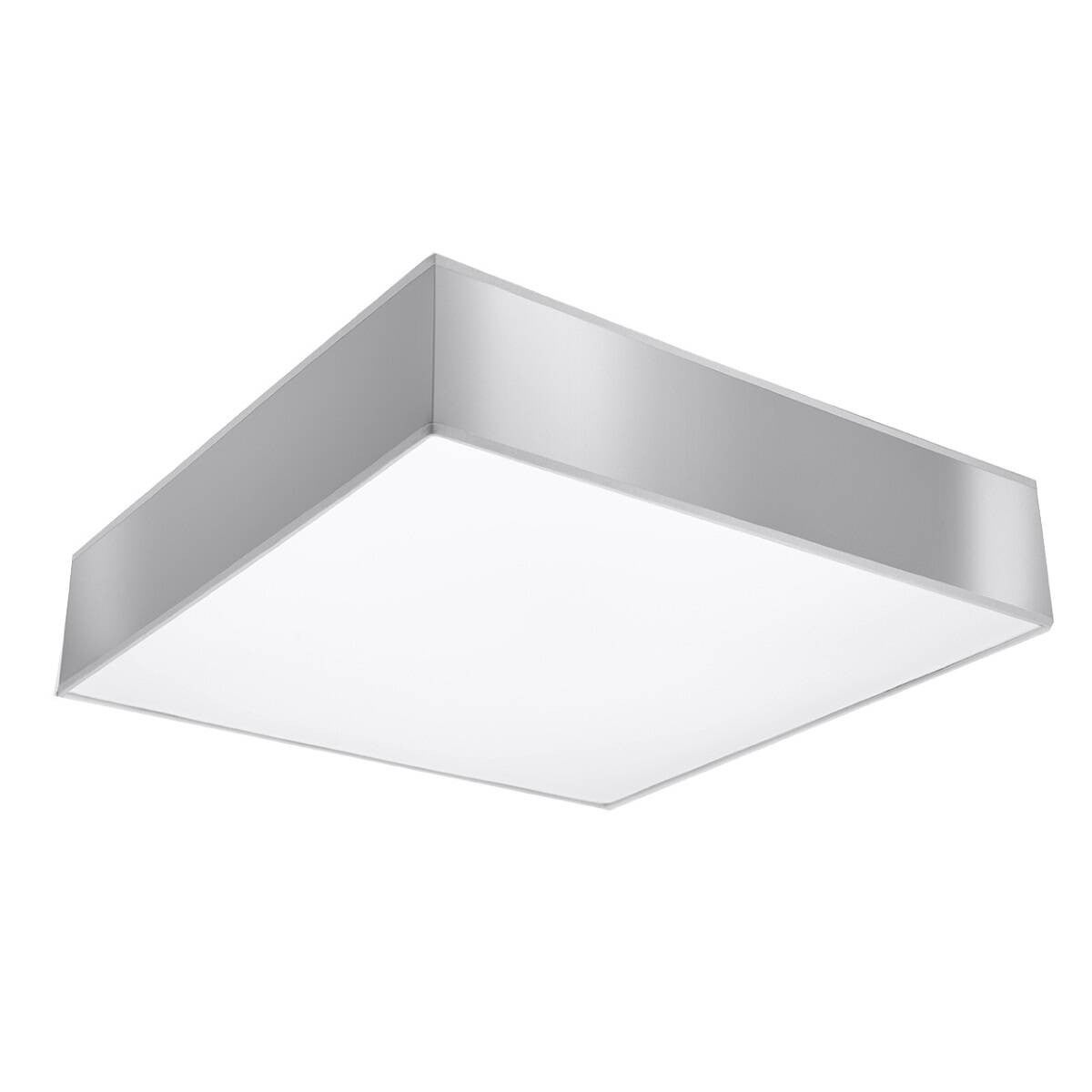 Plafon Horus kwadratowy szary 4xE27x15W wym: 11 x 55 cm IP20 tworzywo sztuczne Sollux Lighting