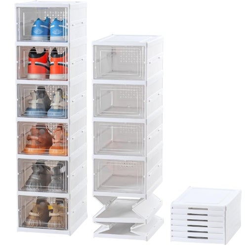 Aufun Salvaspazio Scarpe Scarpiere in Polipropilene set Portascarpe