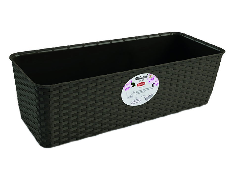 VASO BALCONETTA SIMILCOTTO SPAZZOLATO CM50 TORTORA