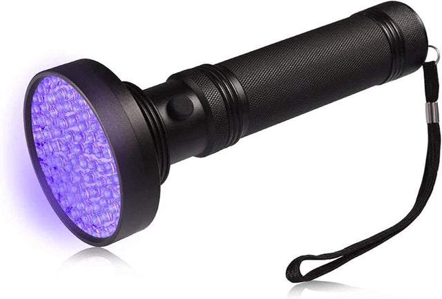 Luce Nera UV 100W 2 Pezzi Faretto LED 395-400nm con Interruttore Party