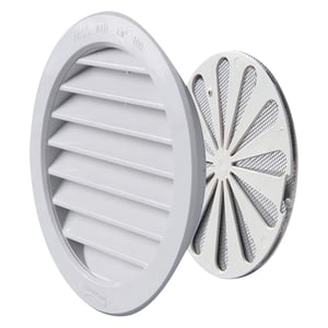 Griglia Ventilazione AIR 6x40cm Bianca - Per Camino, Angolo 45&deg;, Resistente Al Calore
