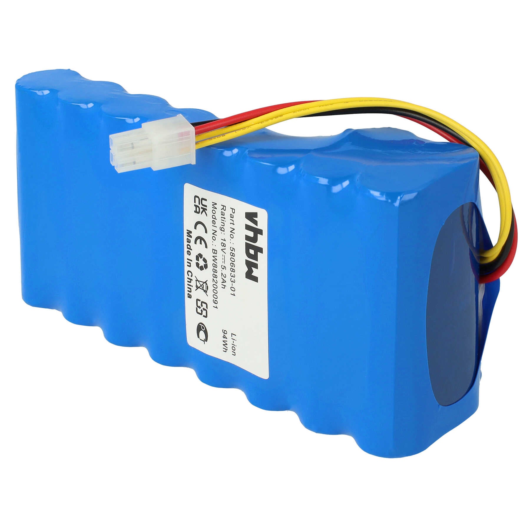 vhbw Bloc de batteries compatible avec Husqvarna Automower 320, 420 (jusque 2019/2020), 330X robot tondeuse (5200mAh, 18V, Li-ion) - 7