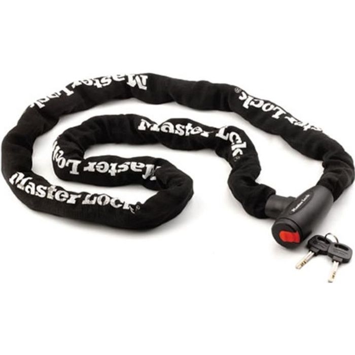 Vetonek Cadena Antirrobo Para Moto Master Lock, Cadena De 2 M, Ideal Para Motos Y Scooters , Leroy Merlin