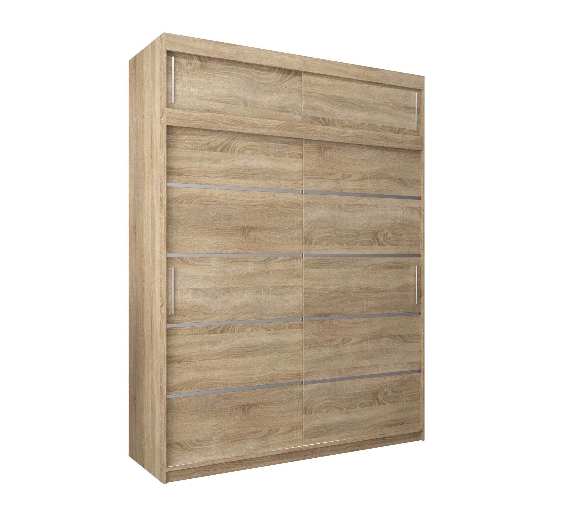 Szafa przesuwna z nadstawką garderoba Verona 1 180 x 62 x 240 cm Sonoma - Abiks Meble