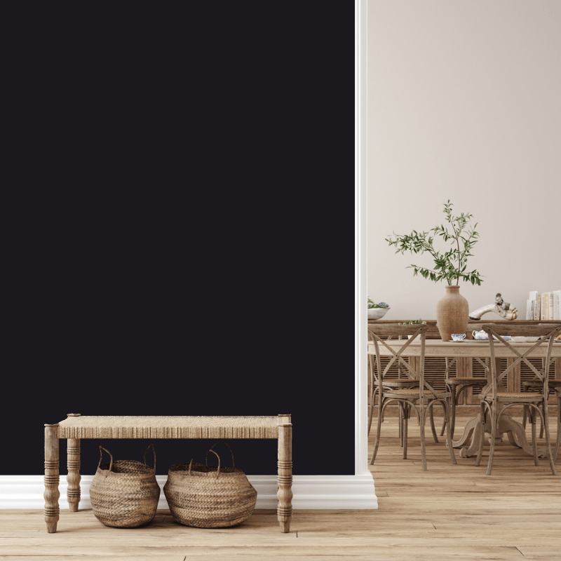 Peinture Mur Interieur - 5 L - Codeve Bois - RAL 9017 - Noir signalisation - Pour La Décoration De Votre Salon, Séjour, Cuisine Ou Chambre. - 7