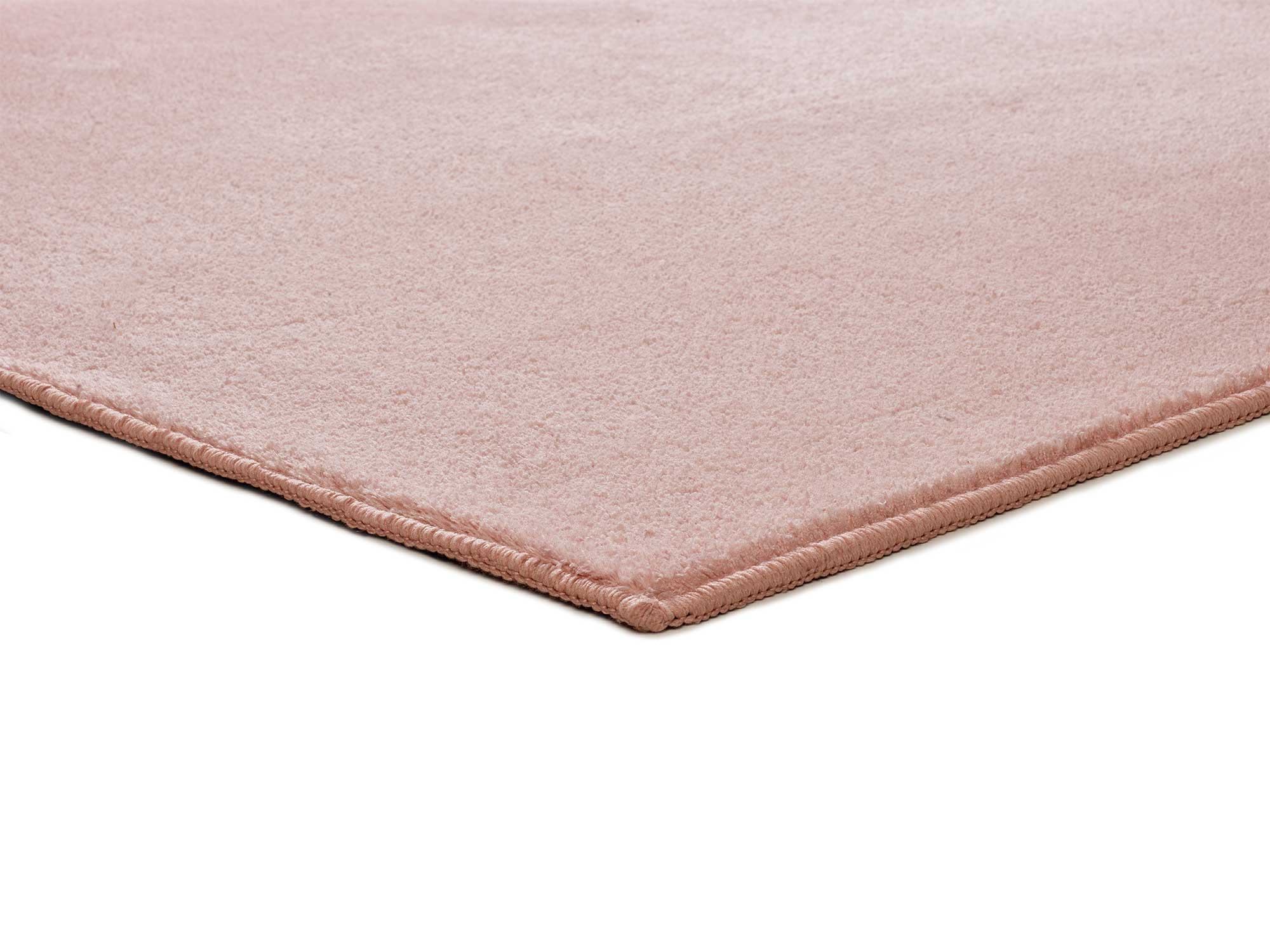 Alfombra interior rosa rectangular 80 x 150 cm CORALINE liso - ATTICGO - 3