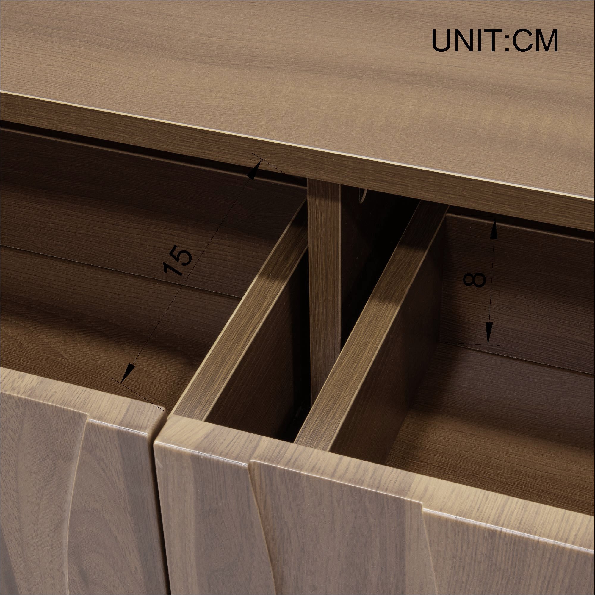 Table basse style vintage 105x55x41 cm - Avec 2 tiroirs - Structure en bois - Pieds en fer - MDF - Naturel - 6