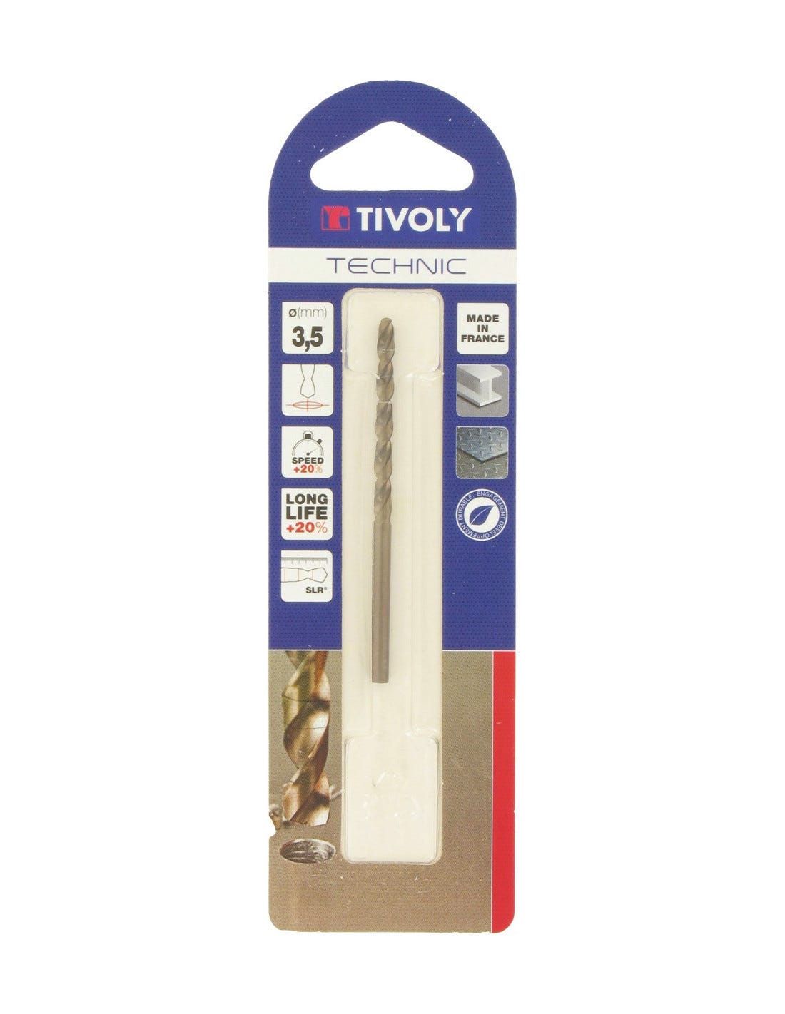Tivoly • 1 Foret Metal Cobalt Technic Gradué D3,5mm, en acier au cobalt ...