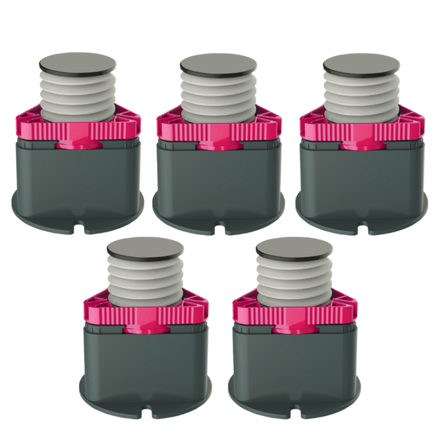 Kit de réhausse 5 pieds JACOB DELAFON compatible receveurs Ipso et Gaspard
