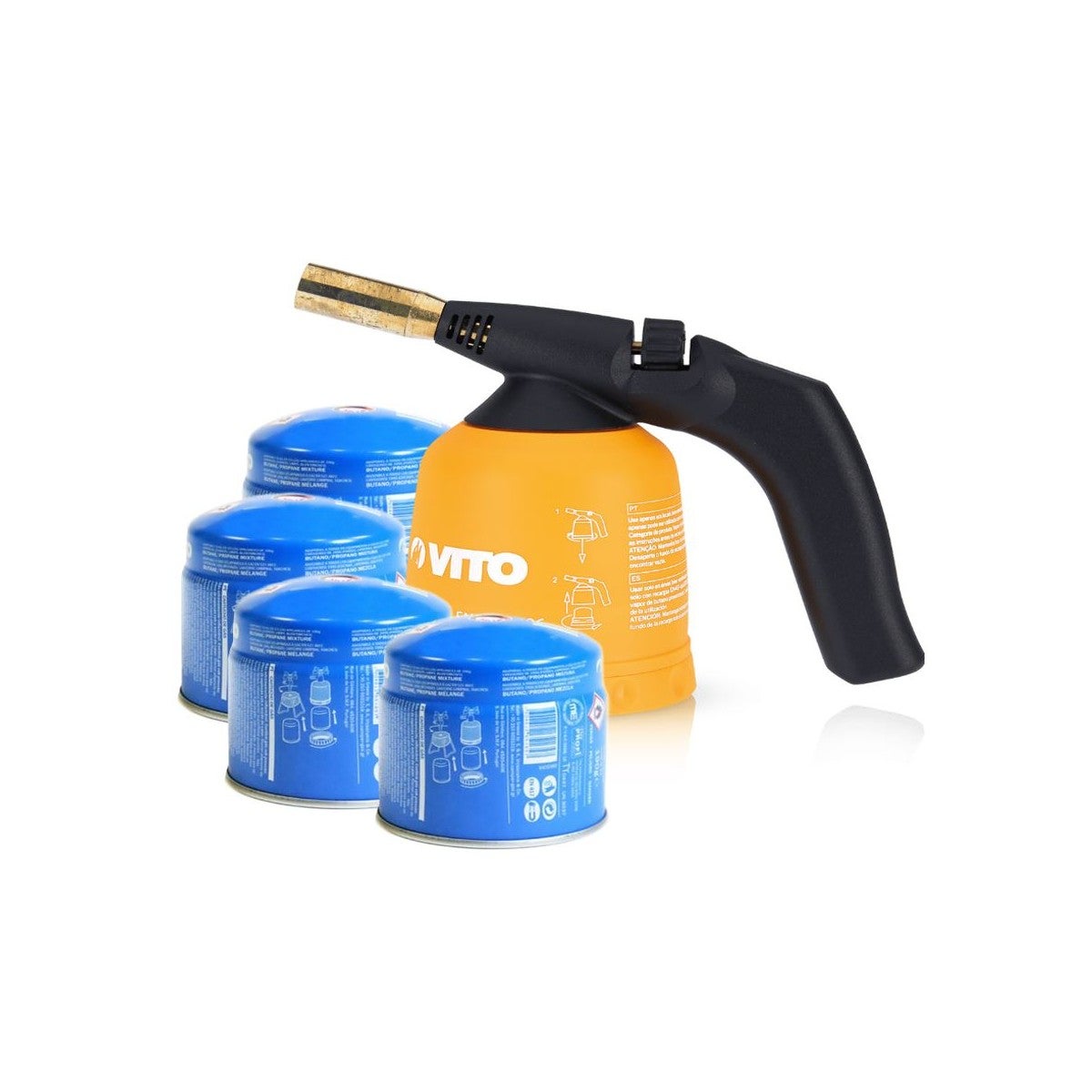 Hotdevil Fornello Da Campeggio Portatile – Kit 0,75L + 0,25L Con Accensione Piezoelettrica, Antivento, In Alluminio, Per Trekking E Emergenza