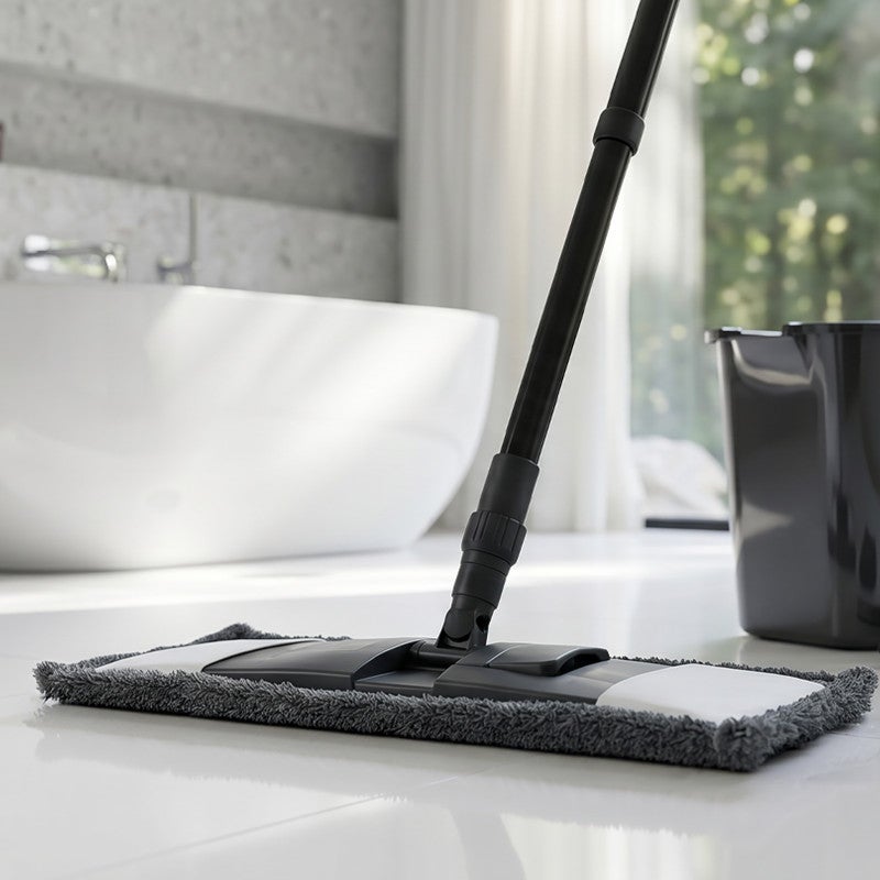 Balai mop manche télescopique Microfibre 67x120cm MSV - 2