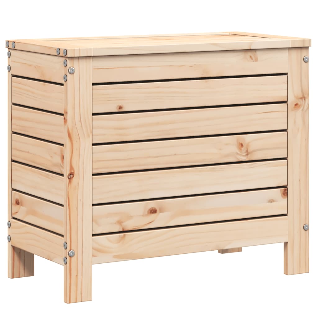 Taburete de jardín | otomana de jardín | reposapiés de jardín madera maciza de pino 62x31,5x52 cm cfw87082