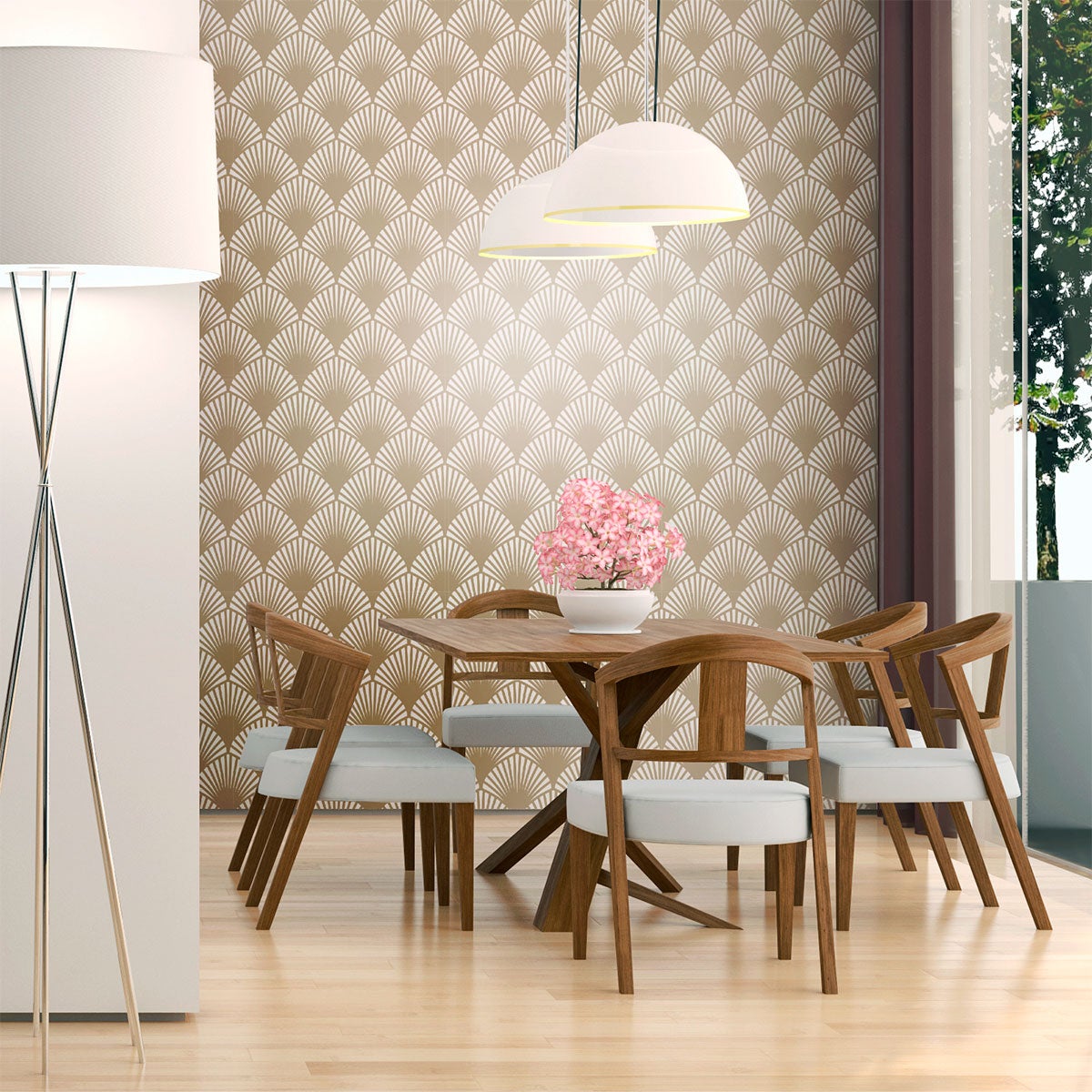 Adesivo arazzo scandinavo vilfred - Sticker adesivo - adesivi murali - 30x30cm - 3