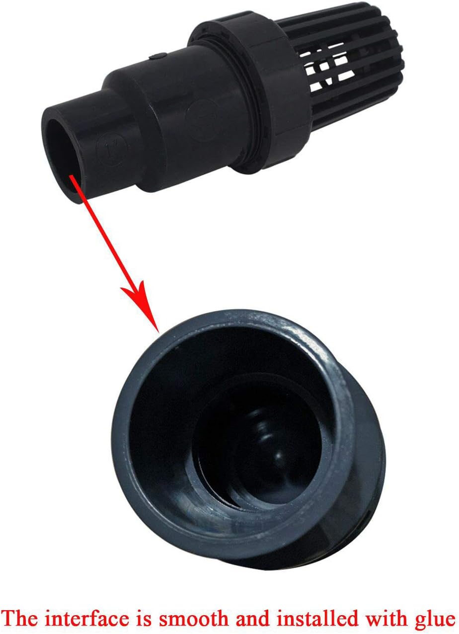 Clapet pied clapet anti retour a boule aspiration 32 mm clapet crepine anti retour antiretour pvc piscine pompe (Diamètre Intérieur 32mm) - 4