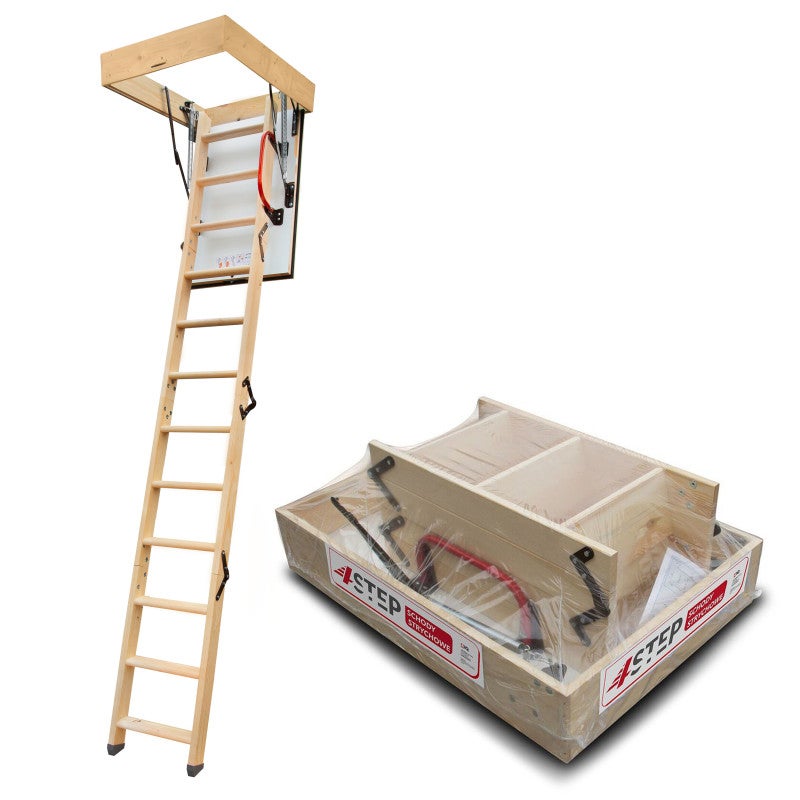 Drewniane schody strychowe 4Step EXTRA 100x70 46mm