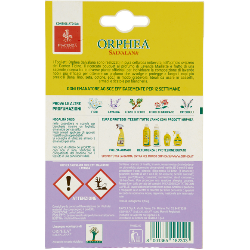 Antimite Salvalana Lavande Pcs 12 Orphea - 2